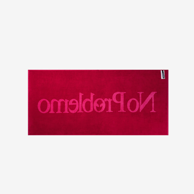 No Problemo Beach Towel Pink Lifestyle