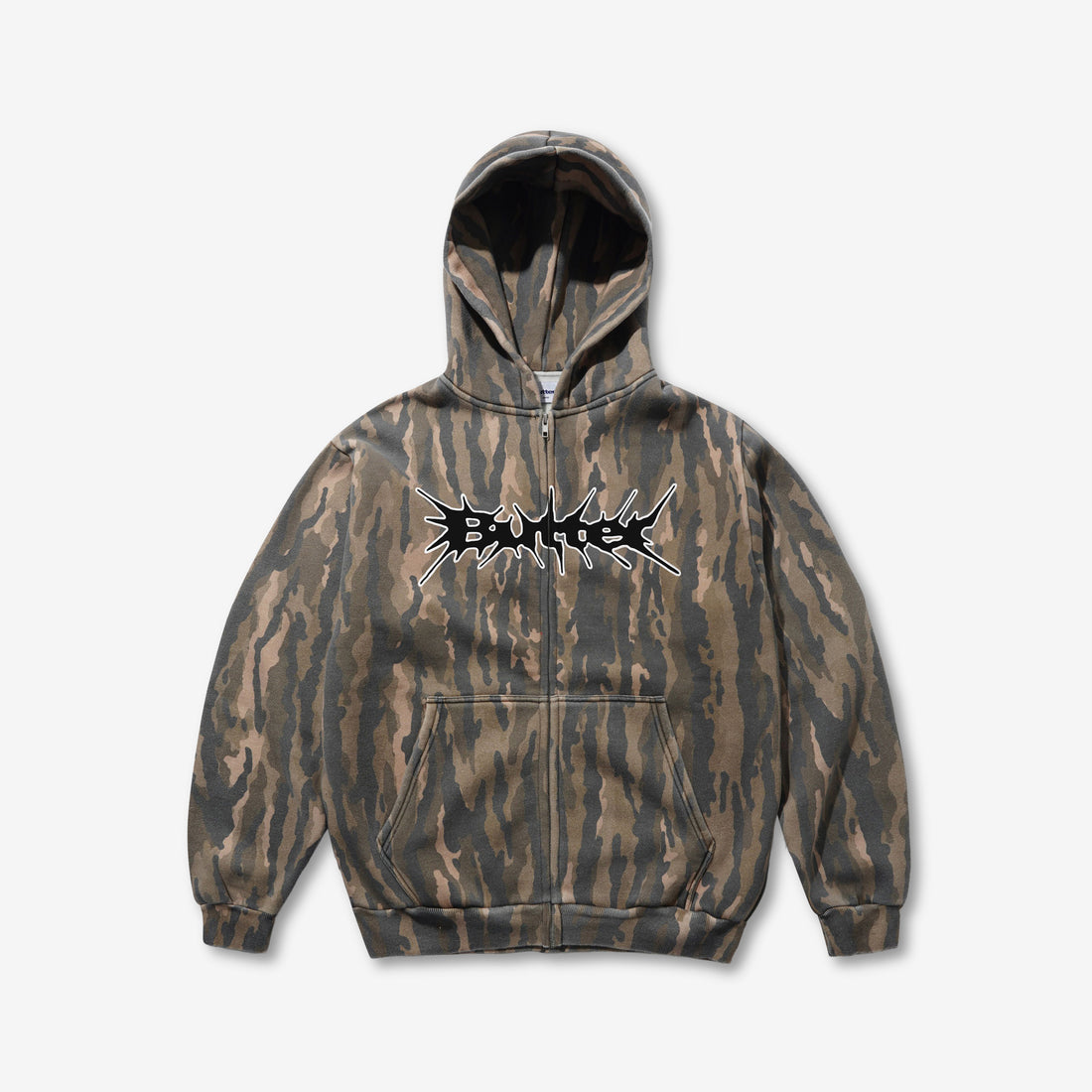 Nail Logo Zip-Thru Hood Frog Camo Jumpers