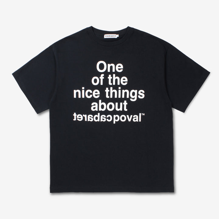 Nice Things T-Shirt Navy Front