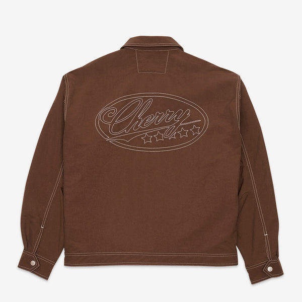 Nylon Running Jacket Mocha Brown Jackets