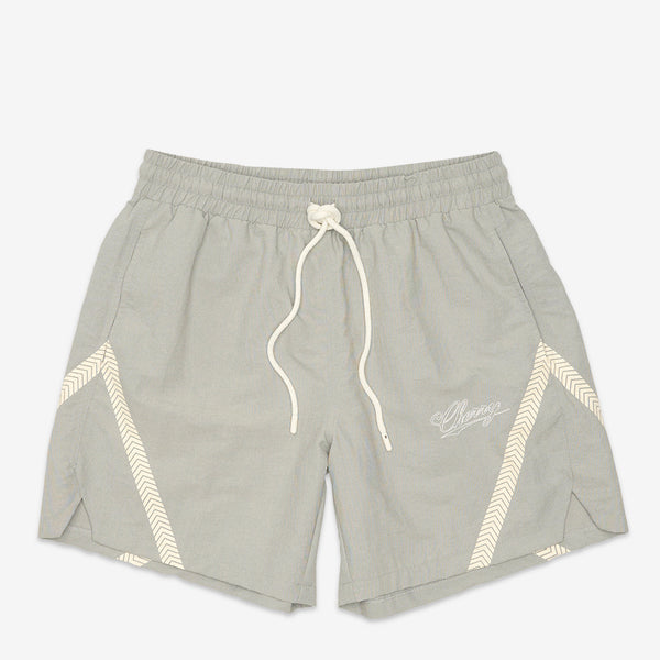 Nylon Running Short Smoke Shorts