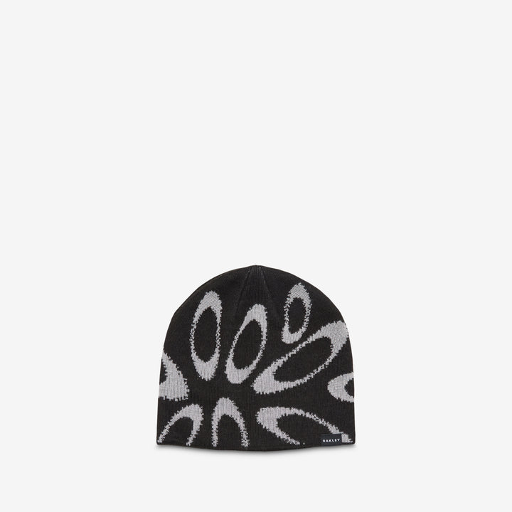 Ellipse Graphic Beanie Black | Grey Front