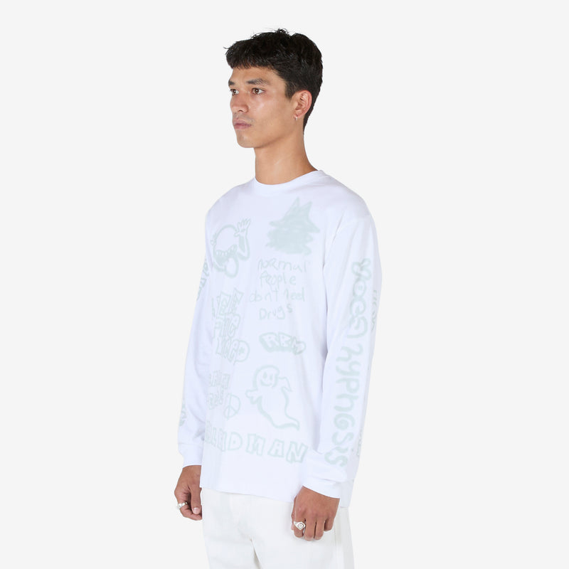Youth Party Longsleeve T-Shirt White