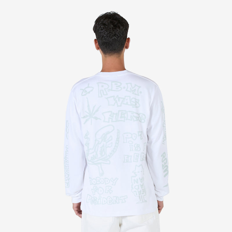 Youth Party Longsleeve T-Shirt White
