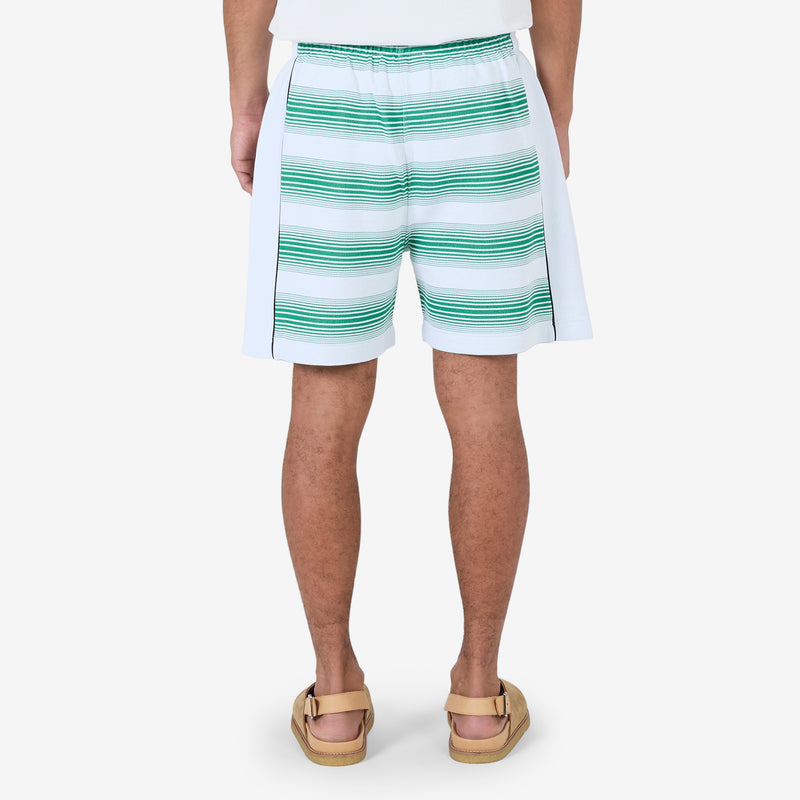 Stripe Interlock Sweatshort Gradient Stripe Shorts