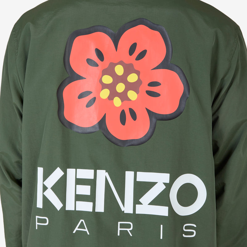 'BOKE FLOWER' Coach Jacket Dark Khaki Jackets
