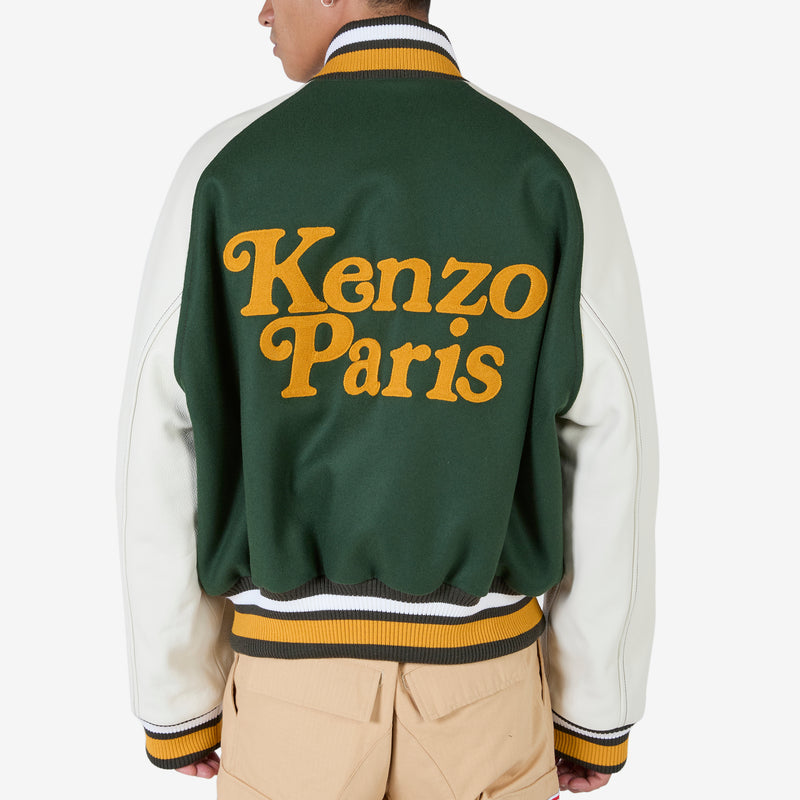 'KENZO by Verdy' Varsity Jacket Dark Khaki