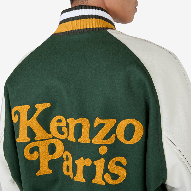'KENZO by Verdy' Varsity Jacket Dark Khaki