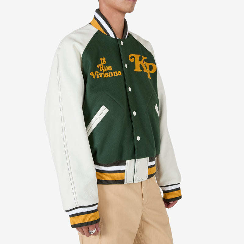 'KENZO by Verdy' Varsity Jacket Dark Khaki