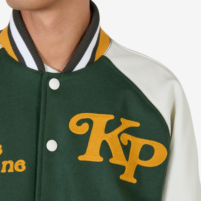 'KENZO by Verdy' Varsity Jacket Dark Khaki