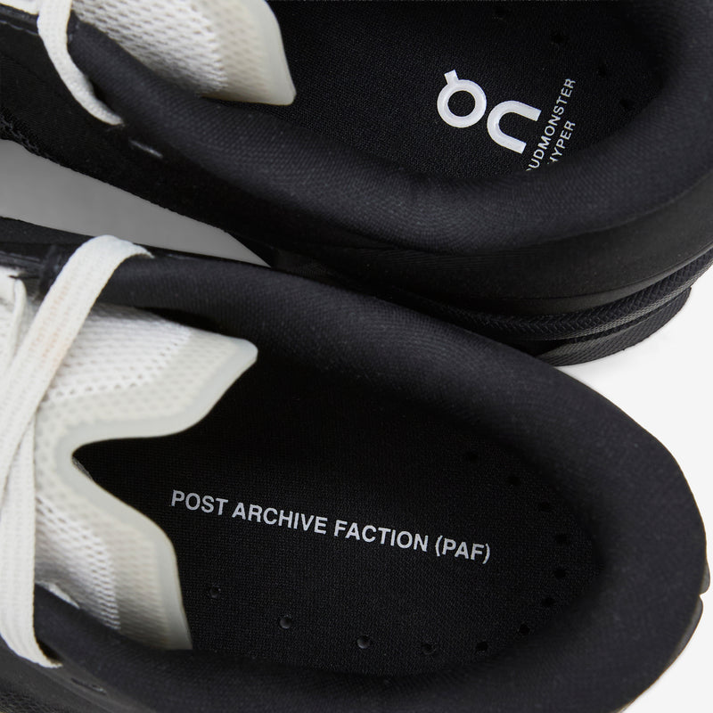 Post Archive Faction (PAF) x Women's Cloudmonster Hyper Black | Black Footwear