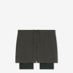Post Archive Faction (PAF) x Zero 2-in-1 Shorts Molasses | Black