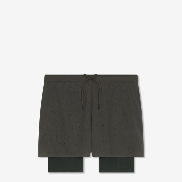 Post Archive Faction (PAF) x Zero 2-in-1 Shorts Molasses | Black Front