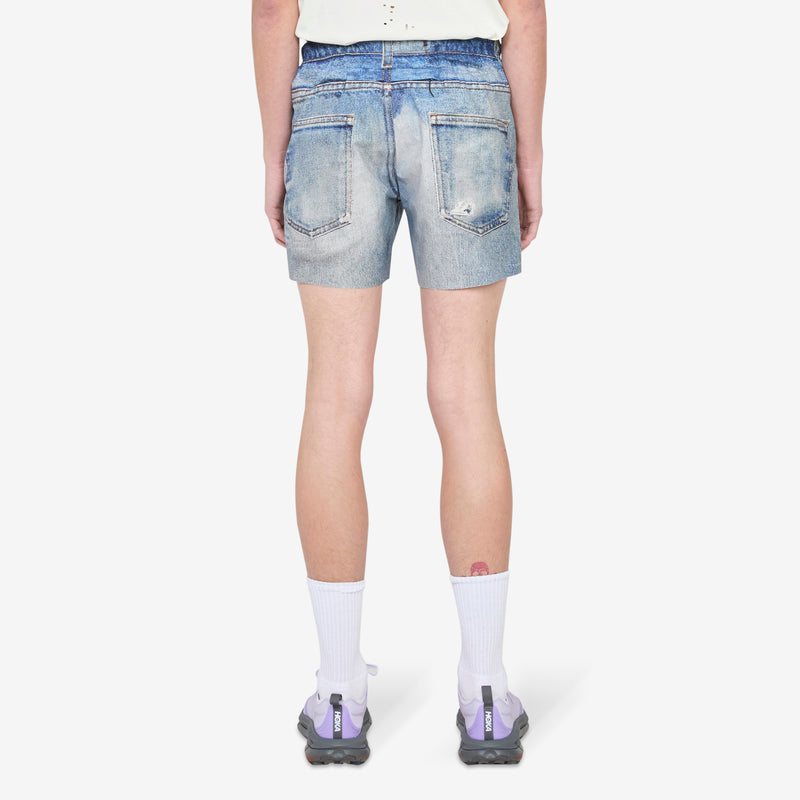 PeaceShell™ 5 Unlined Shorts Digital Denim Shorts