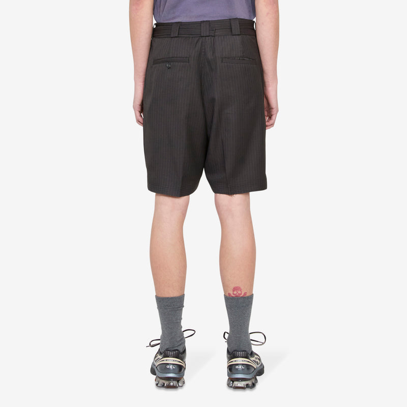 Cut Short Classic Pinstripe Shorts