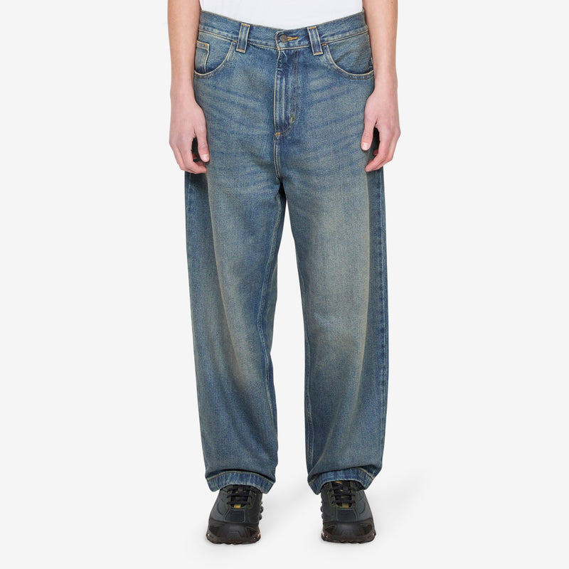 Brandon Pant Blue Worn Used Wash Pants