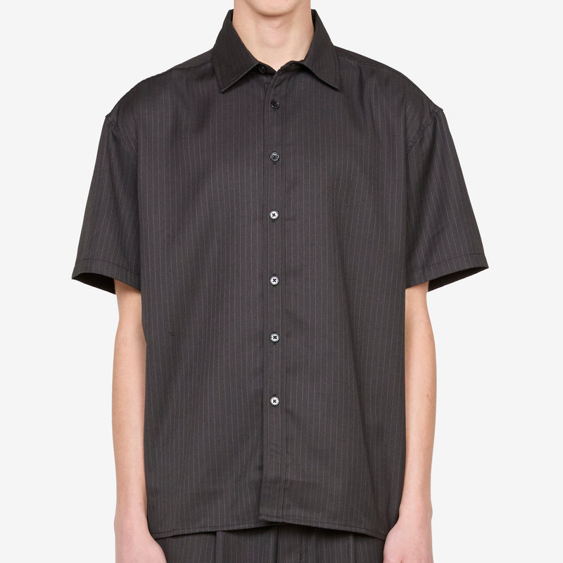 Hold Short Sleeve Shirt Classic Pinstripe Shirts