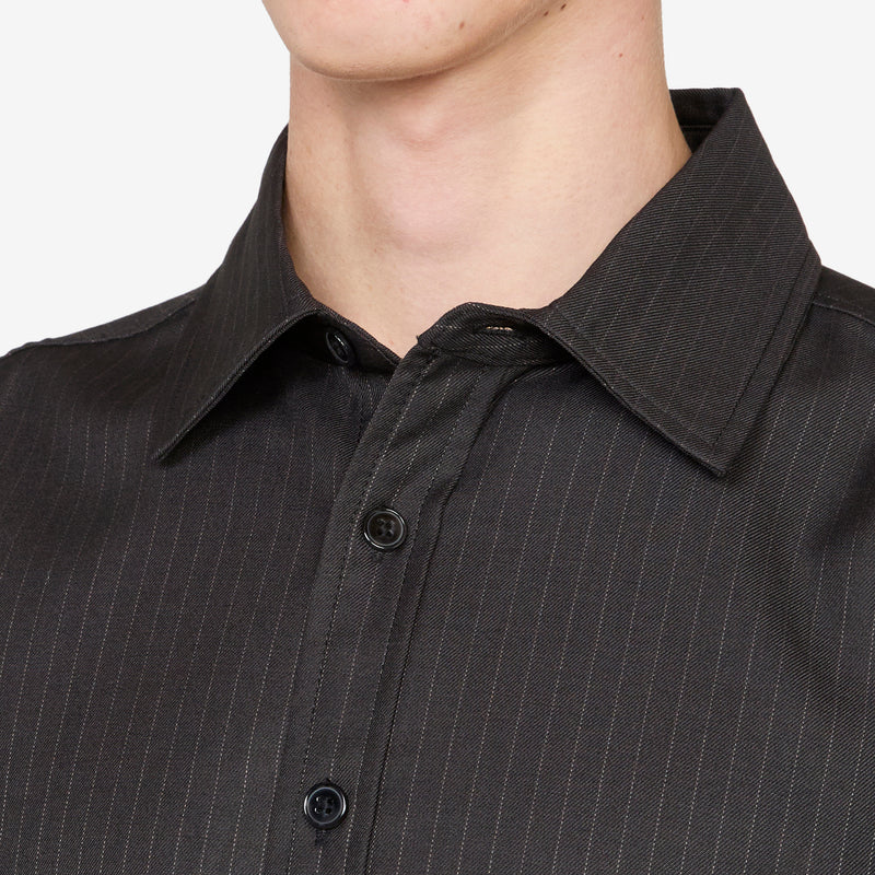 Hold Short Sleeve Shirt Classic Pinstripe Shirts
