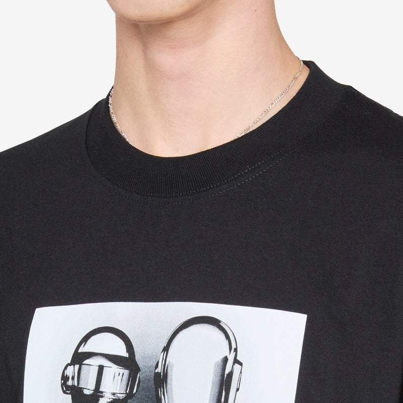 Daft Punk Inverted T-Shirt Black Tees