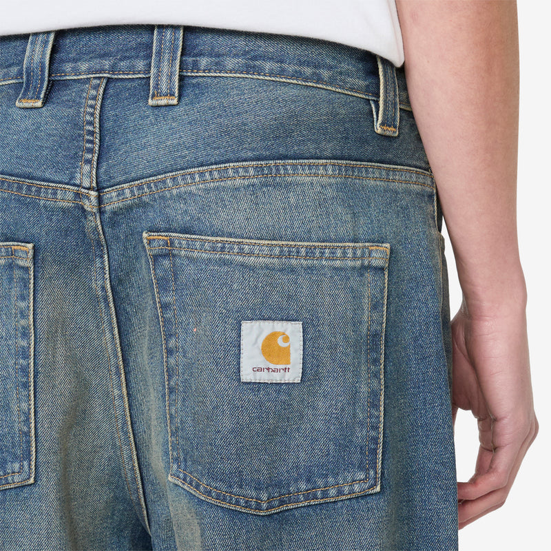 Brandon Pant Blue Worn Used Wash Pants