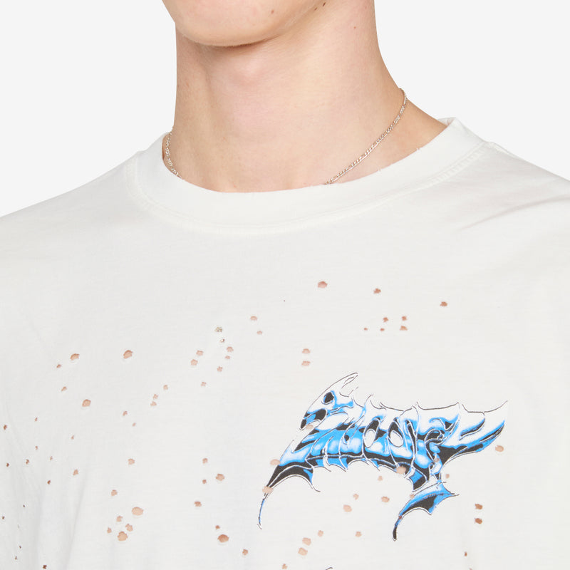 MothTech™ Liquid Metal T-Shirt Off-White Tees