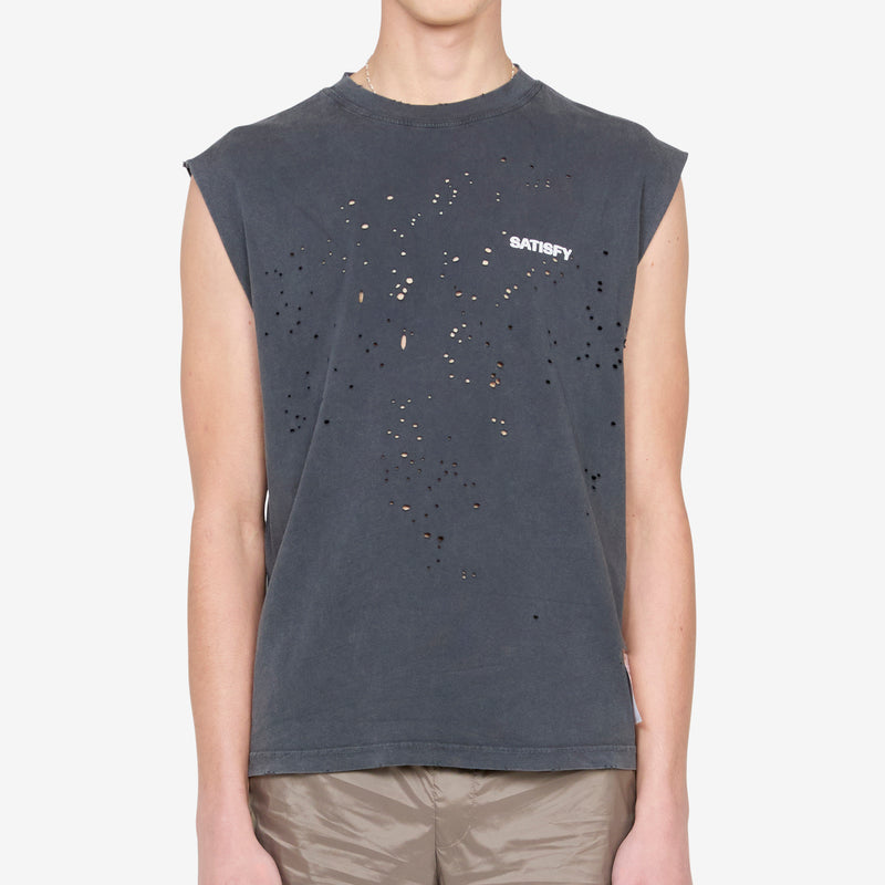 MothTech™ Muscle T-Shirt Aged Black Tees