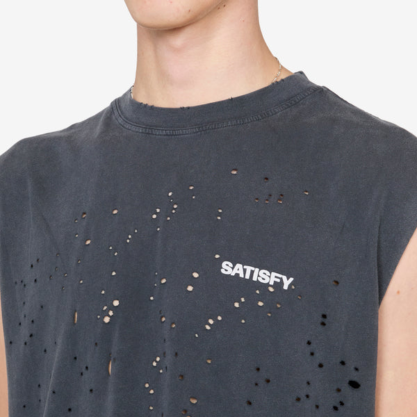 MothTech™ Muscle T-Shirt Aged Black Tees