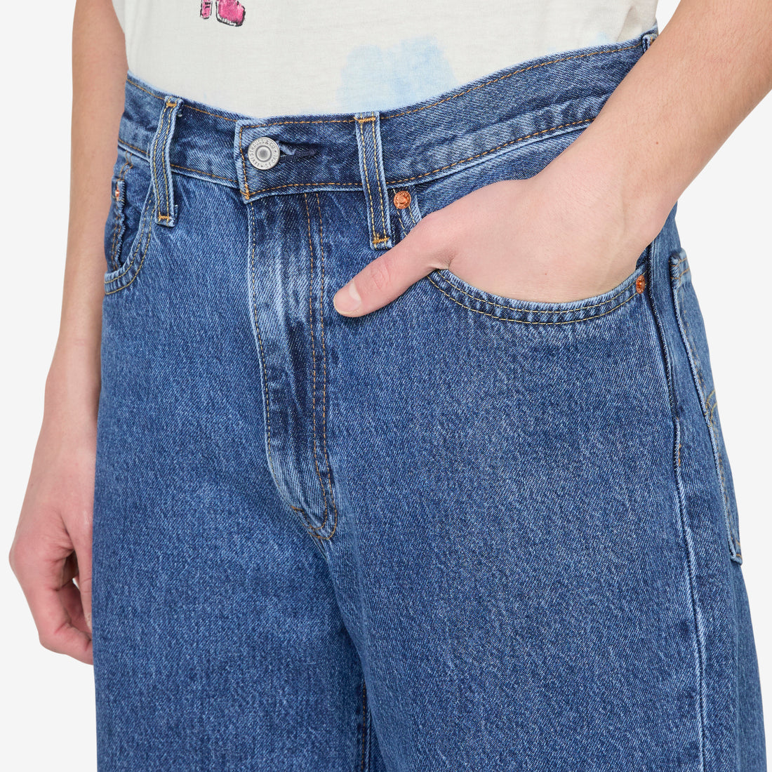 478 Baggy Capri Song Of The Year Jeans