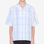 Checkered Bowling Shirt Lilly White