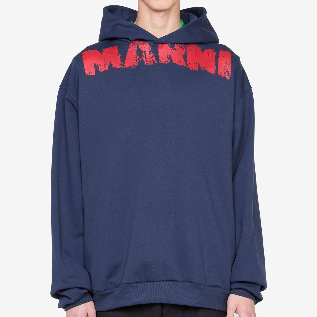 Marni Monolith Hoodie Blue Kyanite Shirts
