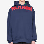 Marni Monolith Hoodie Blue Kyanite