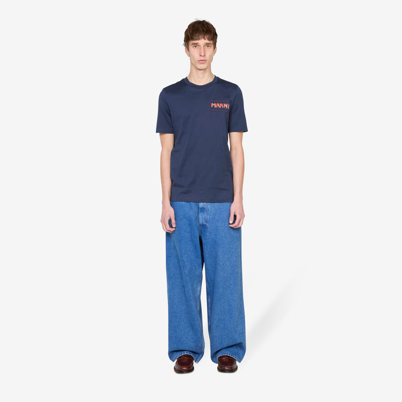 Applique Jeans Ocean Pants