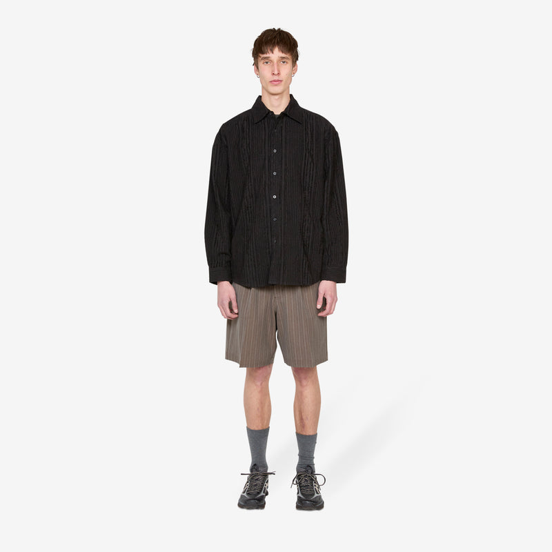 Drop Longsleeve Shirt Black Tux Shirts