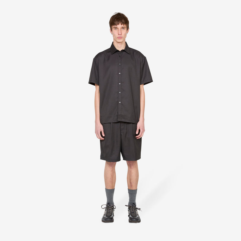 Hold Short Sleeve Shirt Classic Pinstripe Shirts