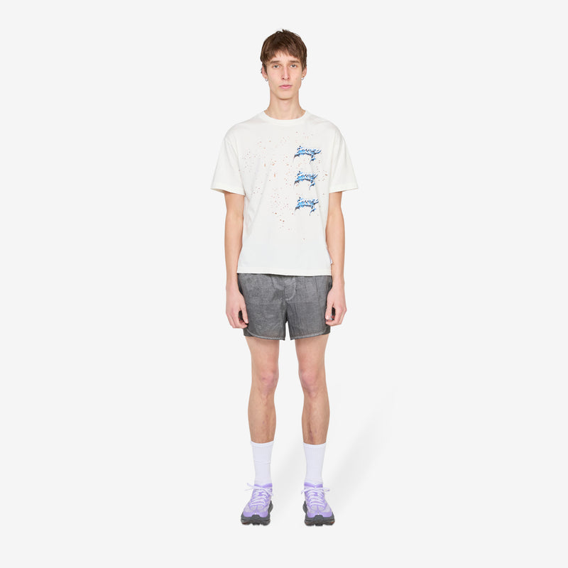 MothTech™ Liquid Metal T-Shirt Off-White Tees