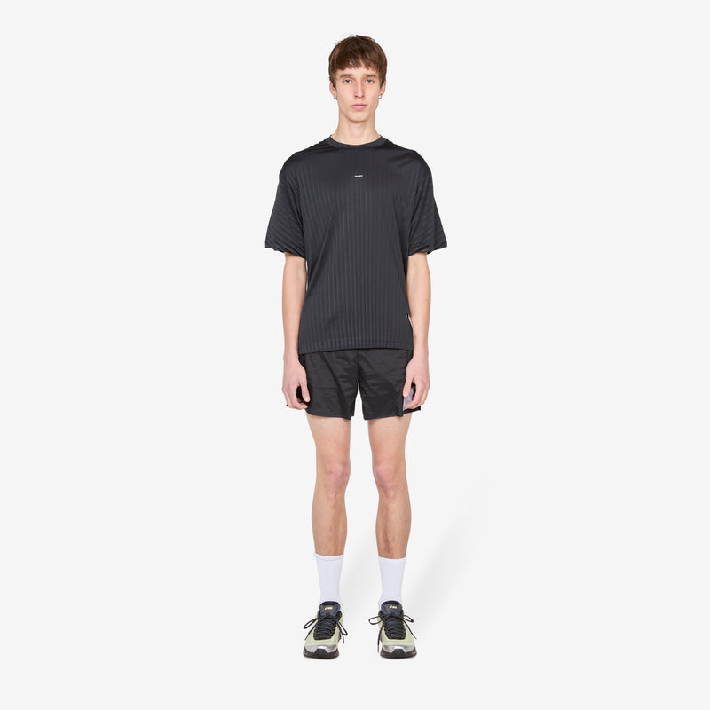AuraLite™ Pleated T-Shirt Black Tees