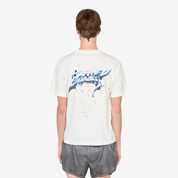 MothTech™ Liquid Metal T-Shirt Off-White Tees