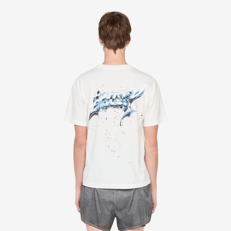 MothTech™ Liquid Metal T-Shirt Off-White Tees