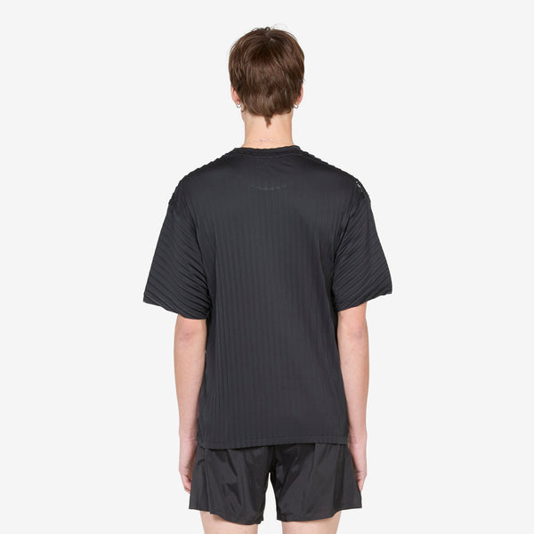 AuraLite™ Pleated T-Shirt Black Tees