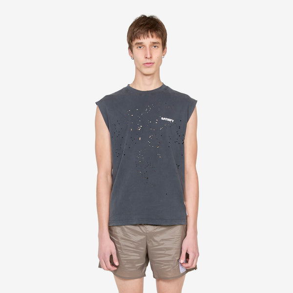 MothTech™ Muscle T-Shirt Aged Black Tees