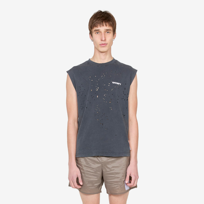 MothTech™ Muscle T-Shirt Aged Black Tees