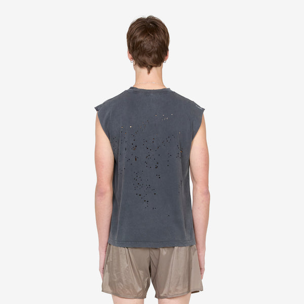 MothTech™ Muscle T-Shirt Aged Black Tees