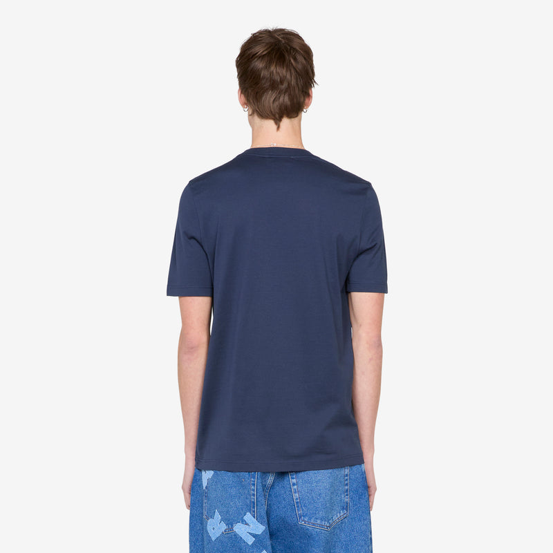 Marni Label T-Shirt Blue Black Tees