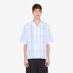 Checkered Bowling Shirt Lilly White