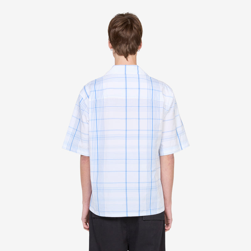 Checkered Bowling Shirt Lilly White Shirts