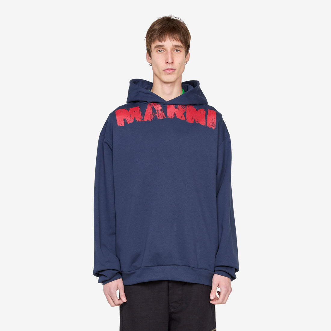 Marni Monolith Hoodie Blue Kyanite Shirts