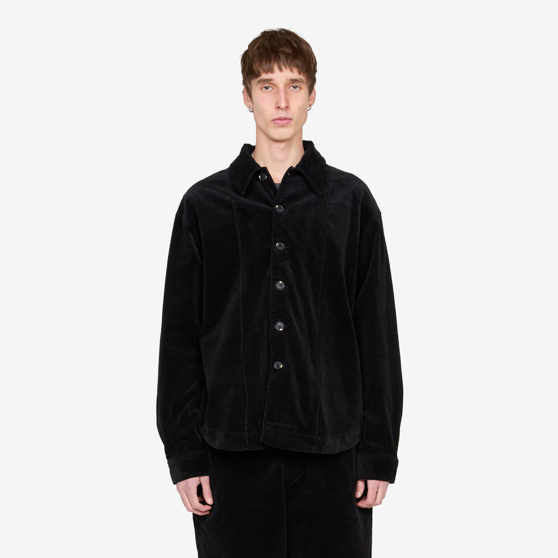 Float Overshirt Vintage Black Shirts
