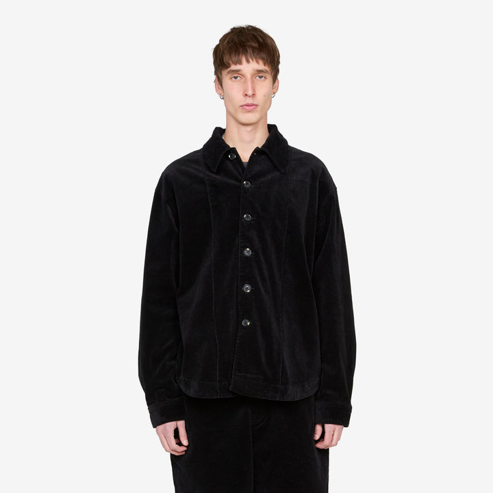 Float Overshirt Vintage Black Front