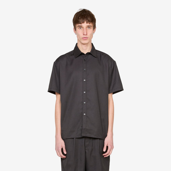 Hold Short Sleeve Shirt Classic Pinstripe Shirts