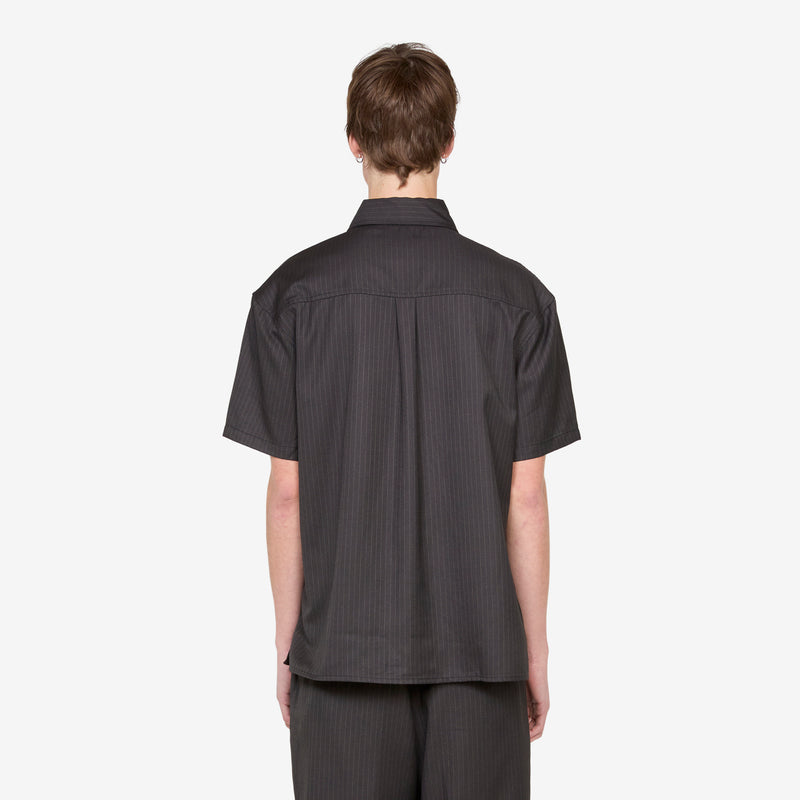 Hold Short Sleeve Shirt Classic Pinstripe Shirts